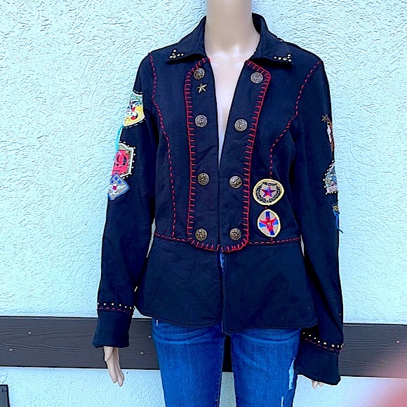 Double D Ranch Jackets & Blazers - Double D ranch blazer black embellished USA